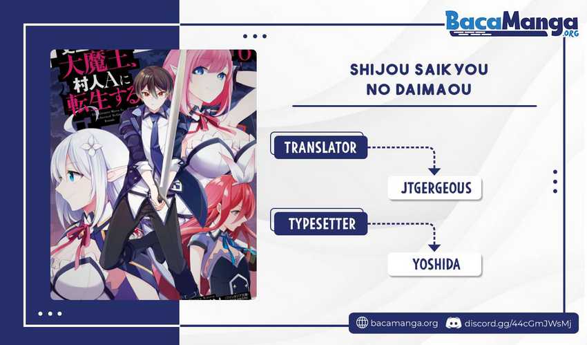 Shijou Saikyou no Daimaou, Murabito A ni Tensei suru Chapter 22.1 Gambar 1